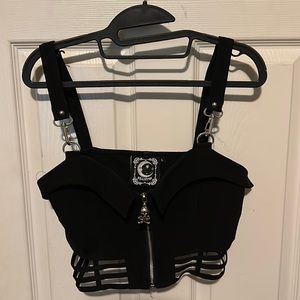 Killstar women’s crop top Size Large
